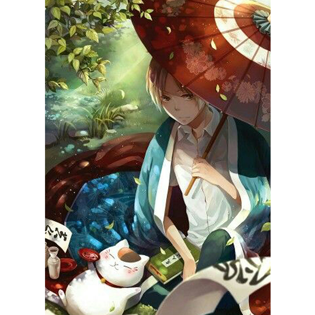 

Warm Japanese Comics - Round Drill Diamond Painting - 30*40CM, 501 Original