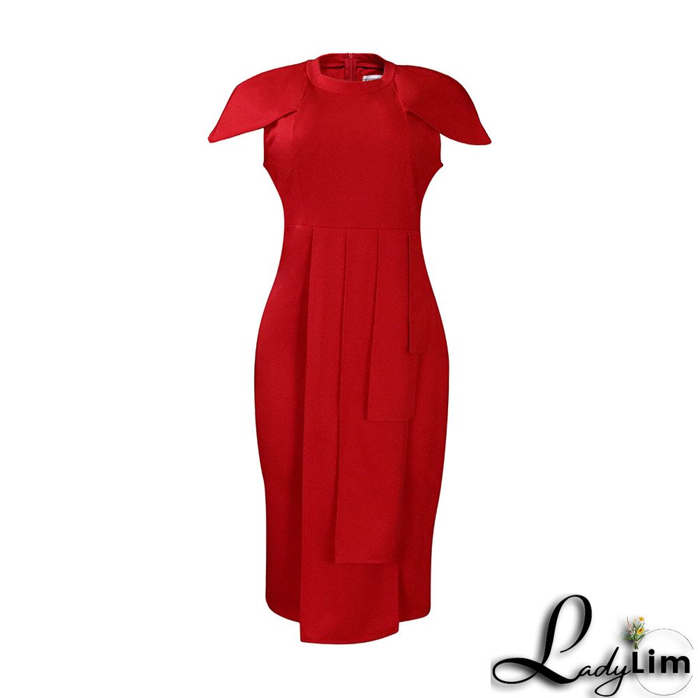 Ladies Africa Summer Elegant Short Sleeve Bodycon Dress