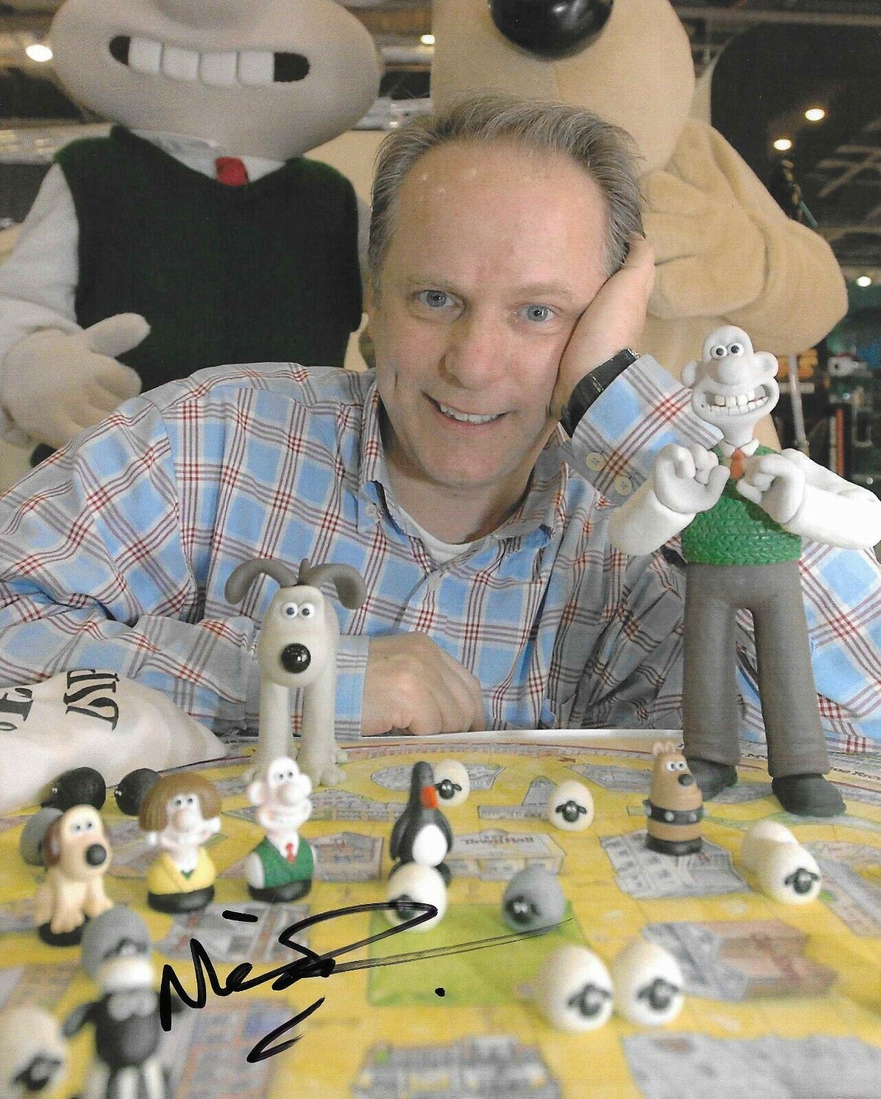 Nick Park autograph - signed Photo Poster painting - Wallace and Gromit