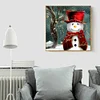 Snowman - Full Round Diamond Painting