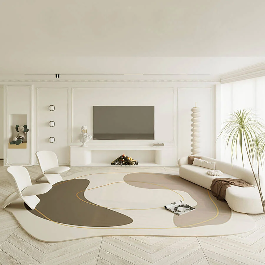 Irregular Rugs for Living Room / Bedroom