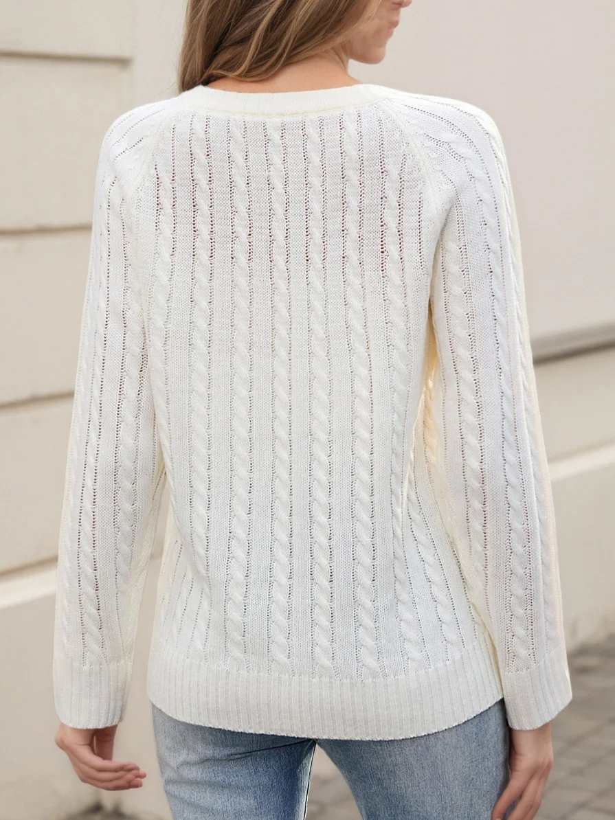 Athvotar Athvotar And Winter New Valentine's Day Knitted Shirt Collar Collar Love Velvet Sweater Woman