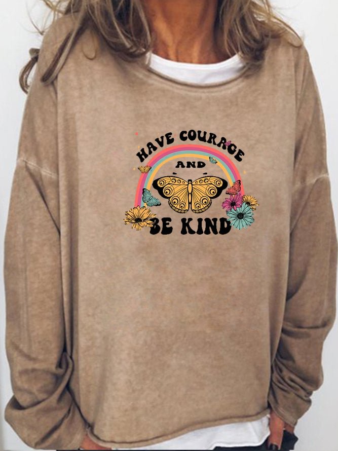 Long Sleeve Crew Neck Be Kind Sweatshirt