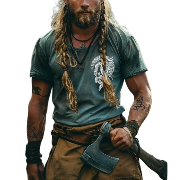 Men's Viking T-shirt-inspireuse