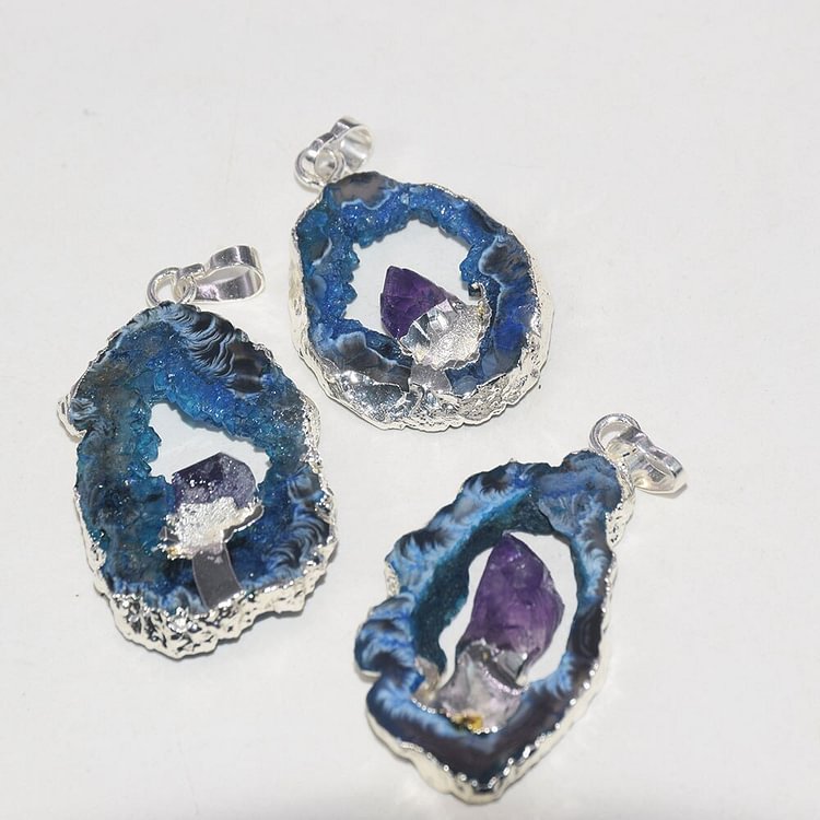 YOY-Natural Blue Stone pendants