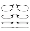 Nose clip optical ultra-thin reading glasses mini portable unisex 1.0-3.0
