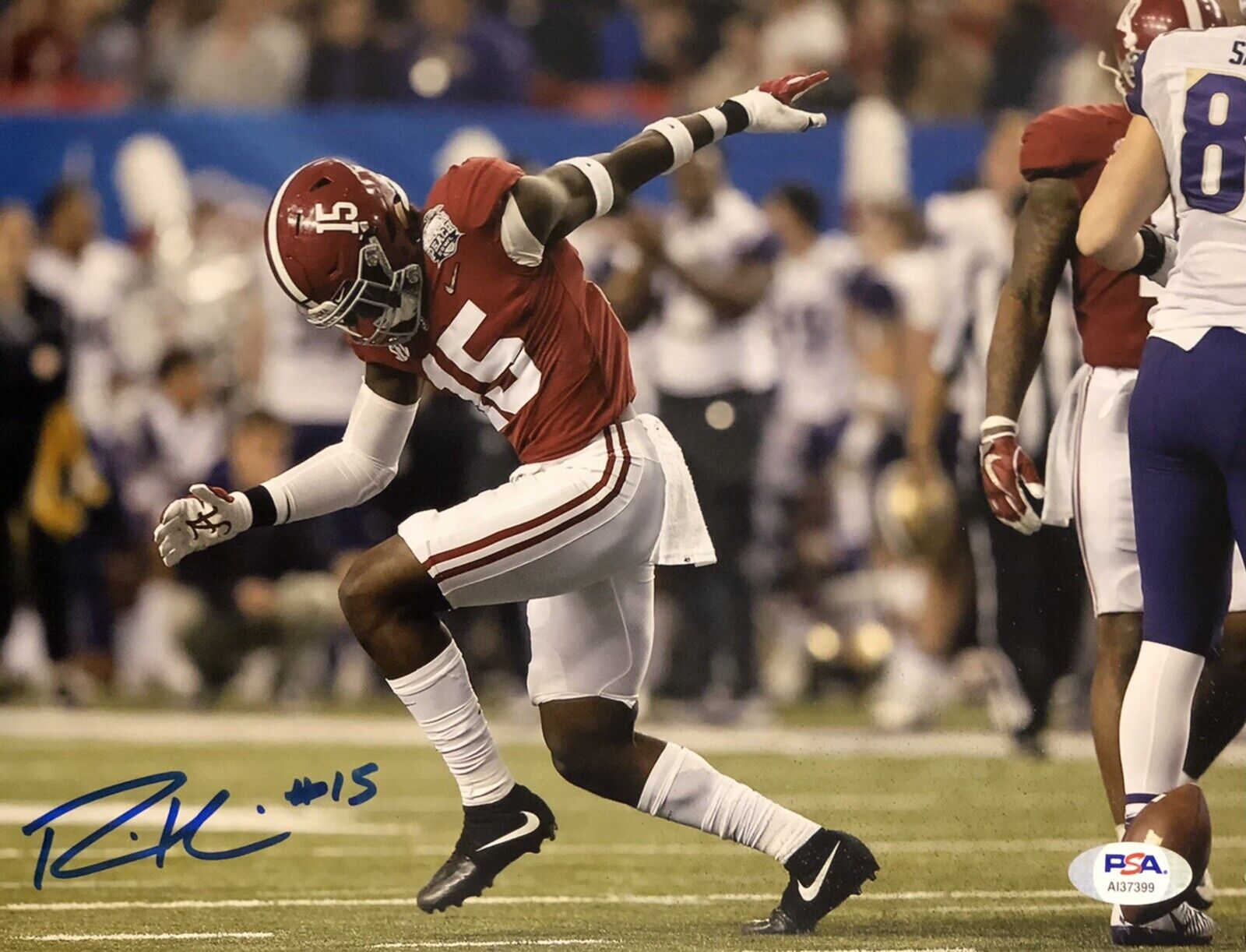 Ronnie Harrison Signed Autographed Alabama Crimson Tide 8x10 Photo Poster painting Psa/Dna