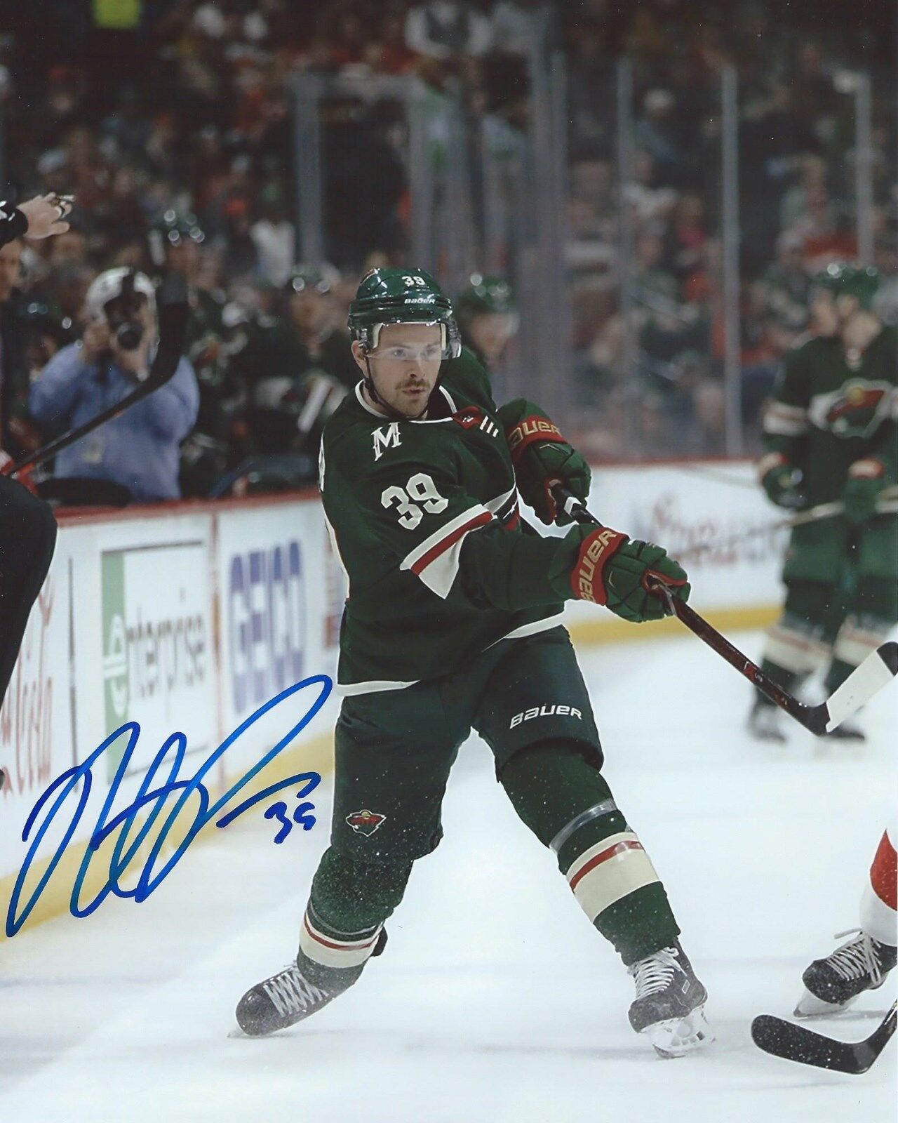 Nate Prosser Signed 8x10 Photo Poster painting Minnesota Wild Autographed COA