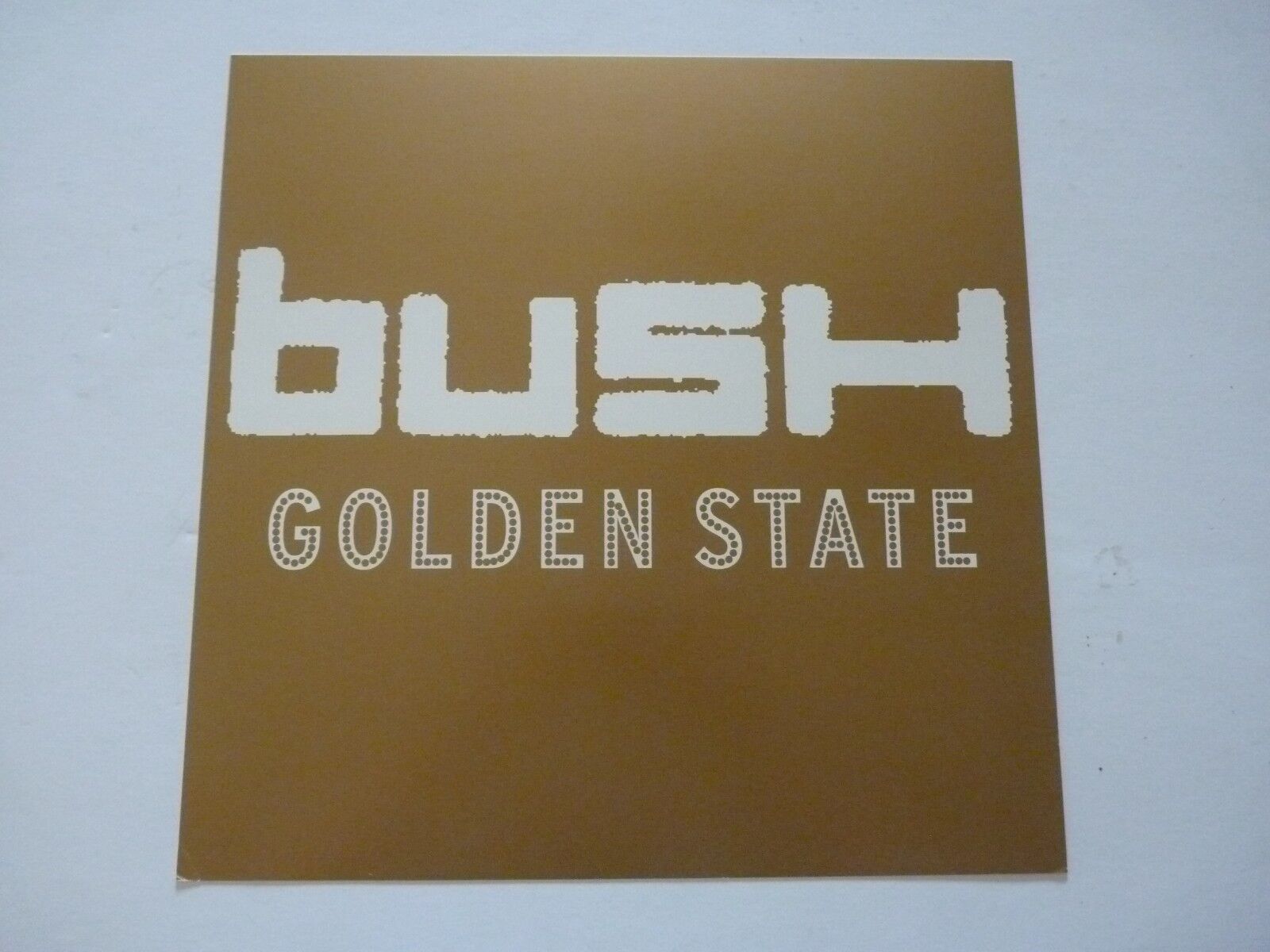 Bush Golden State Promo LP Record Photo Poster painting Flat 12x12 Poster