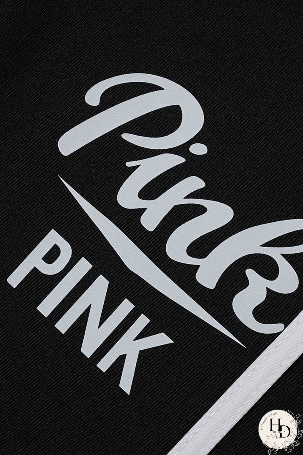 Black Casual Print Patchwork Hooded Collar Long Sleeve Two Pieces