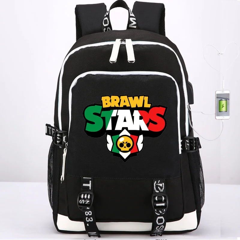 Buzzdaisy Fashion Laptop Brawl Star Backpacks for Women Men, Casual Stylish School College  Travel Backpack