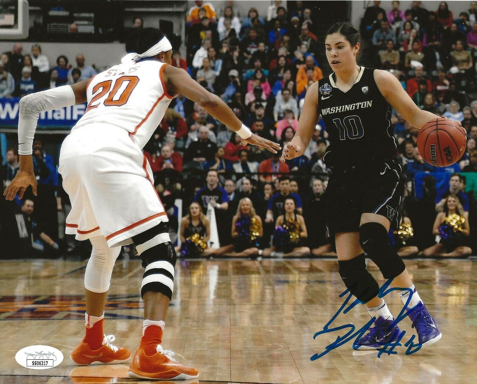 Kelsey Plum Vegas Aces signed Washington Huskies 8x10 Photo Poster painting autographed 3 JSA