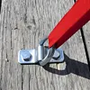 4Pcs 3/8 Heavy Duty D Rings Tie Down Anchors 2400LBS Rivet Clip Retaining Ring