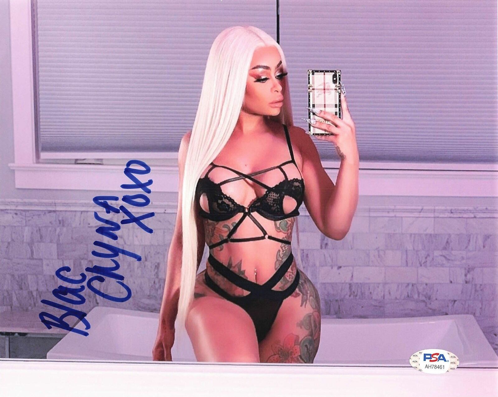 Blac Chyna signed 8x10 Photo Poster painting PSA/DNA Autographed Sexy