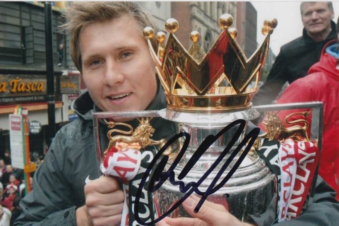 MANCHESTER UNITED HAND SIGNED TOMASZ KUSZCZAK 6X4 Photo Poster painting 1.