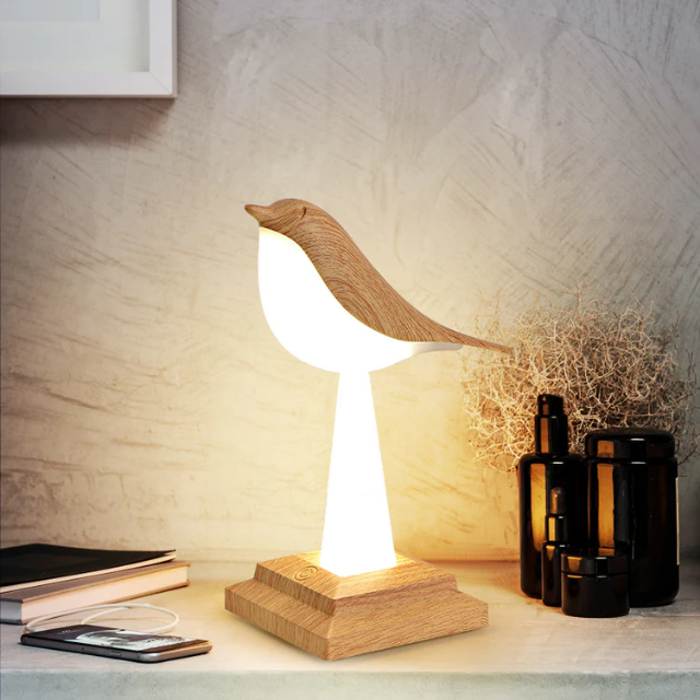 Aromatherapy Magpie Table Lamp - Dimmable Touch Rechargeable RGB Night Light