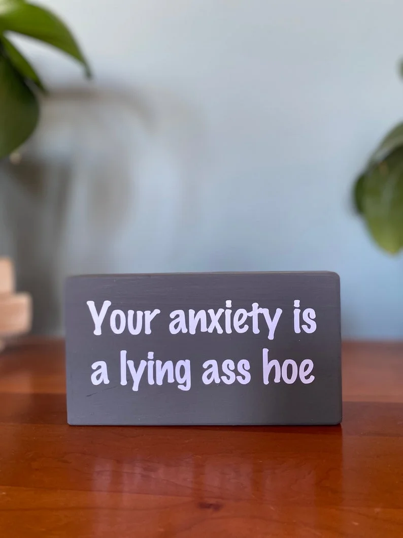 Last Day 70% OFF--Your anxiety is lying ass hoe