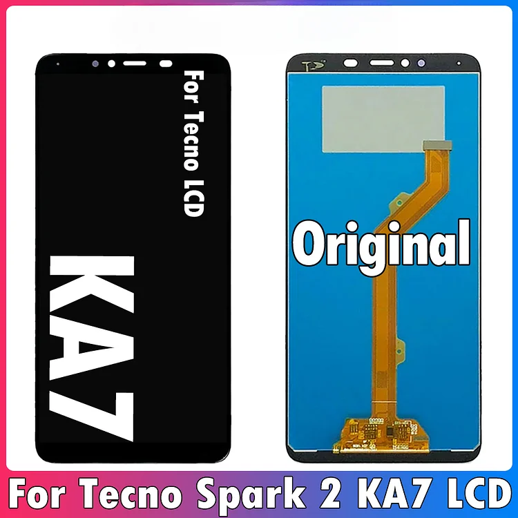 6.0inch Original For Tecno Spark 2 KA7O LCD Display Touch Screen Digitizer Assembly For Tecno KA7 LCD Repair Replacement Parts