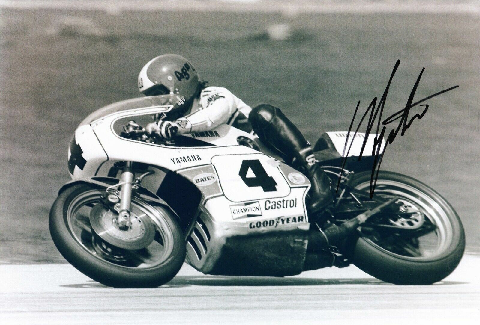 Giacomo Agostini Signed 12X8 Photo Poster painting World Champion Grand Prix AFTAL COA (D)