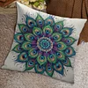 Mandala-11CT Stamped Cross Stitch Pillowcase 45*45cm tapestrymarket