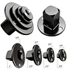 4Pcs Low Profile Impact Socket Adapter Set 3/8 to1/2 1/4 to3/8 3/4 to1 1/2 to3/4 Steel Heavy-Duty Impact Convertor for Automotive Repairs DIY Projects Maintenance