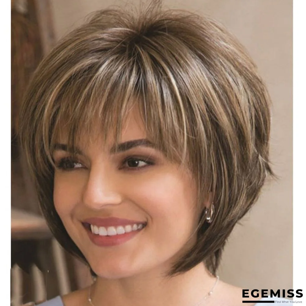 Best-selling Fashion Ladies Wig Short Curly Hair | EGEMISS