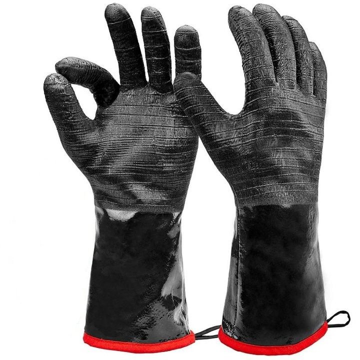 Heat Resistant And BBQ Grilling Gloves - vzzhome