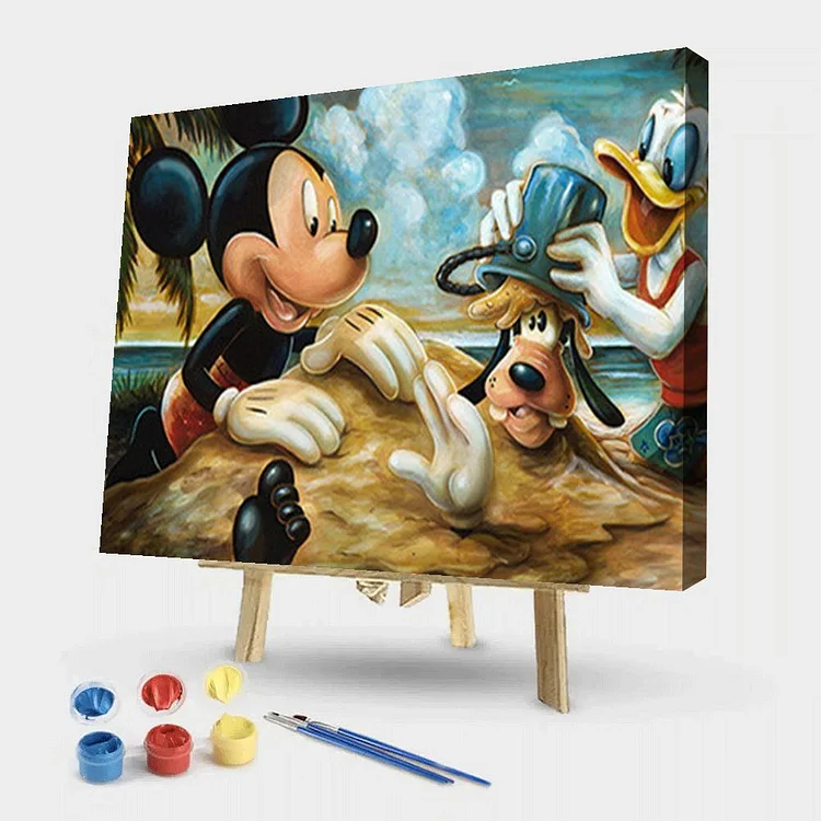 Mickey Mouse And Friends - Painting By Numbers - 50*40CM gbfke