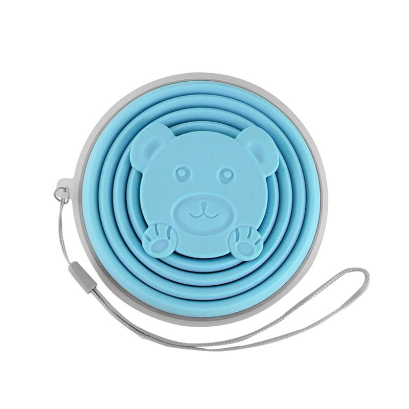 Cute Bear Silica Gel Water Bottles 1 Piece