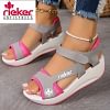 RIEKER@2026NEUE SPORTLICHE MASSAGE-SANDALEN MIT KLETTVERSCHLUSS
