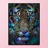 (Counted/Stamped)(Big Size) 11CT Tiger-Cross Stitch 50*66cm/19.69*25.98in