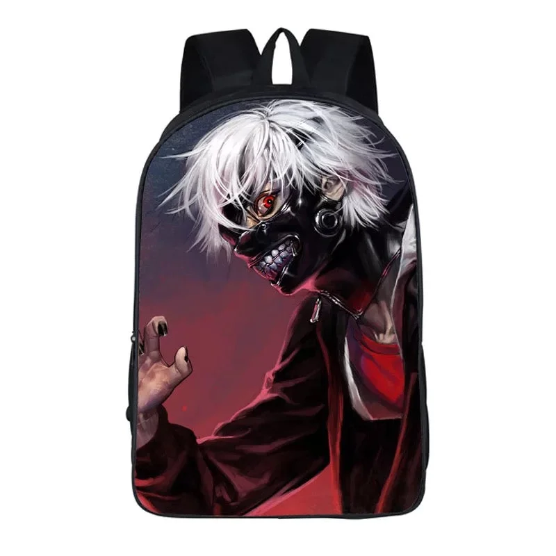 Buzzdaisy Tokyo Ghoul Kaneki Ken #8 Backpack School Sports Bag