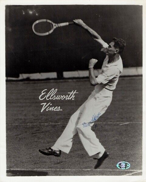 Ellsworth Vines Signed Autographed Tennis Legend Golf 8x10 inch Photo Poster painting Died 1994