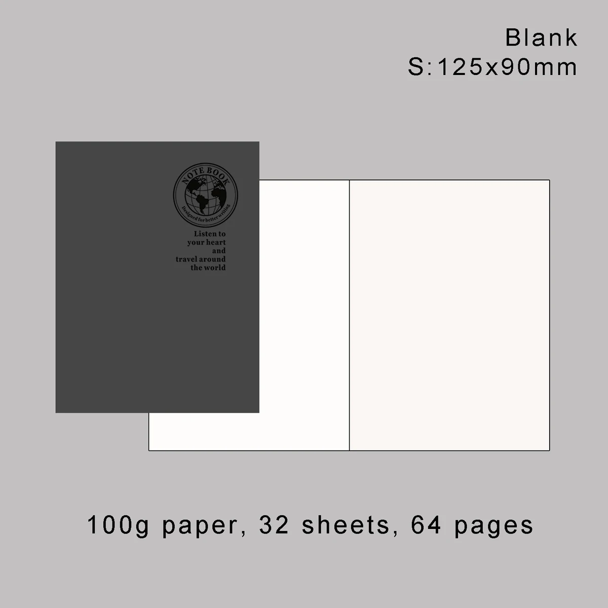Fromthenon Vintage Planner Insert Refill Filler Paper for Midori Travelers Notebook Journal Passport Kraft Diary Dotted Daily