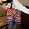 Colorful Tree Of Life-11CT DIY Stamped Cross Stitch Shopping Bag 40*40cm/15.75*15.75in