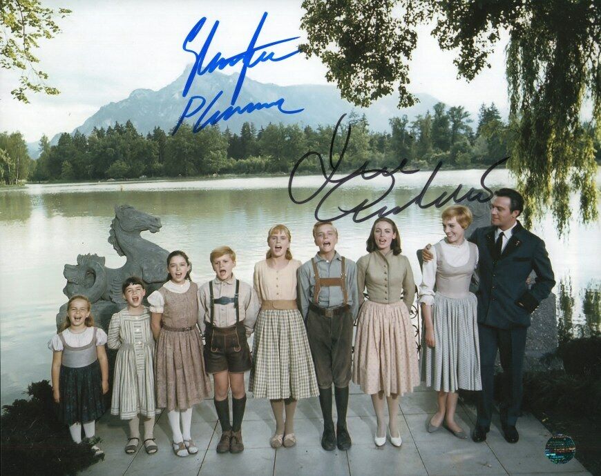 JULIE ANDREWS, CHRISTOPHER PLUMMER Autographed Original 8x10 Photo Poster painting LOA TTM