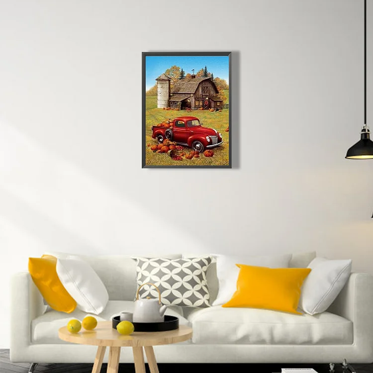 Classic Country Car - Full Square - Diamond Painting(30*40cm)