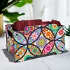 5D DIY Diamond Painting Art Decorative Storage Box Wood Storage Clutch (Flower)