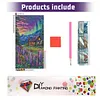 Village kit de peinture diamant &agrave; perceuse ronde 5d bricolage complet pour adultes/d&eacute;butants, id&eacute;e cadeau d&eacute;coration int&eacute;rieure peintures en diamant &agrave; points et arts de l&rsquo;art de l&rsquo;art de l&rsquo;art grand format 40x70cm