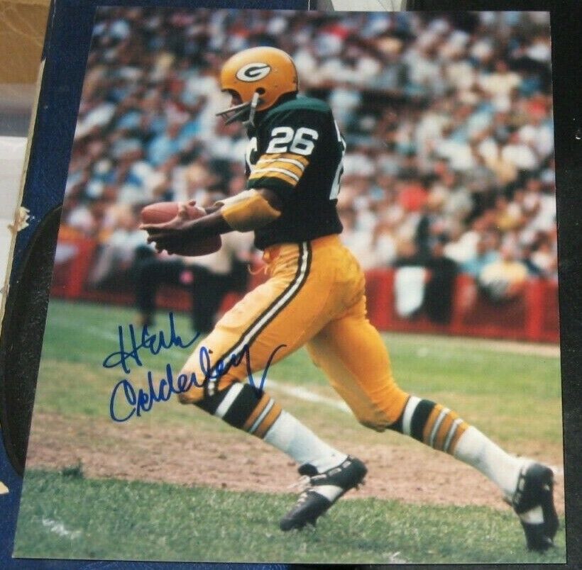 HERB ADDERLEY GREEN BAY PACKERS SIGNED AUTOGRAPHED 8X10 Photo Poster painting COA SUPERBOWL 1 2