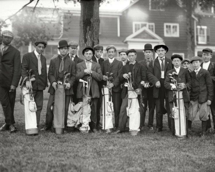 BALTUSROL Caddies Old Vintage Glossy 8 x 10 Photo Poster painting Poster Man Cave PGA Golf