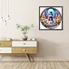 uk.everydayedeals Diamond Painting - Round AB Drills - Xmas Snowman(45*45cm)