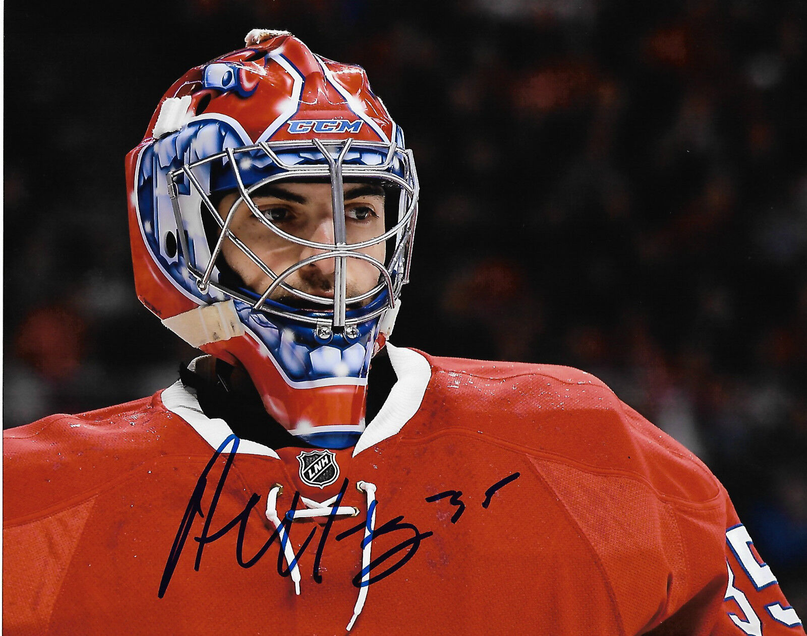 Montreal Canadiens Al Montoya Signed Autographed 8x10 NHL Photo Poster painting COA H