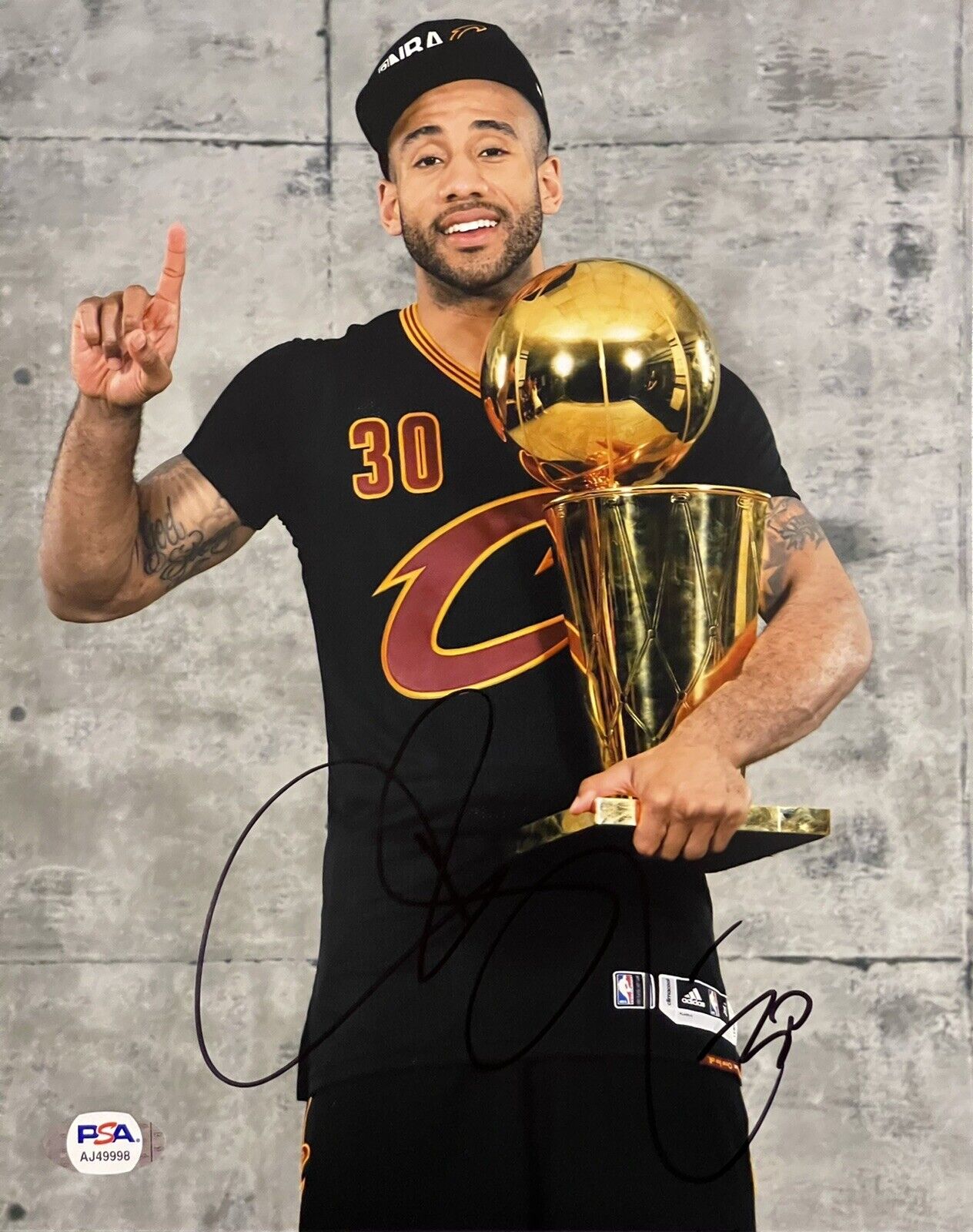 Dahntay Jones Signed Autographed Cleveland Cavaliers Champ 8x10 Photo Poster painting PSA/DNA