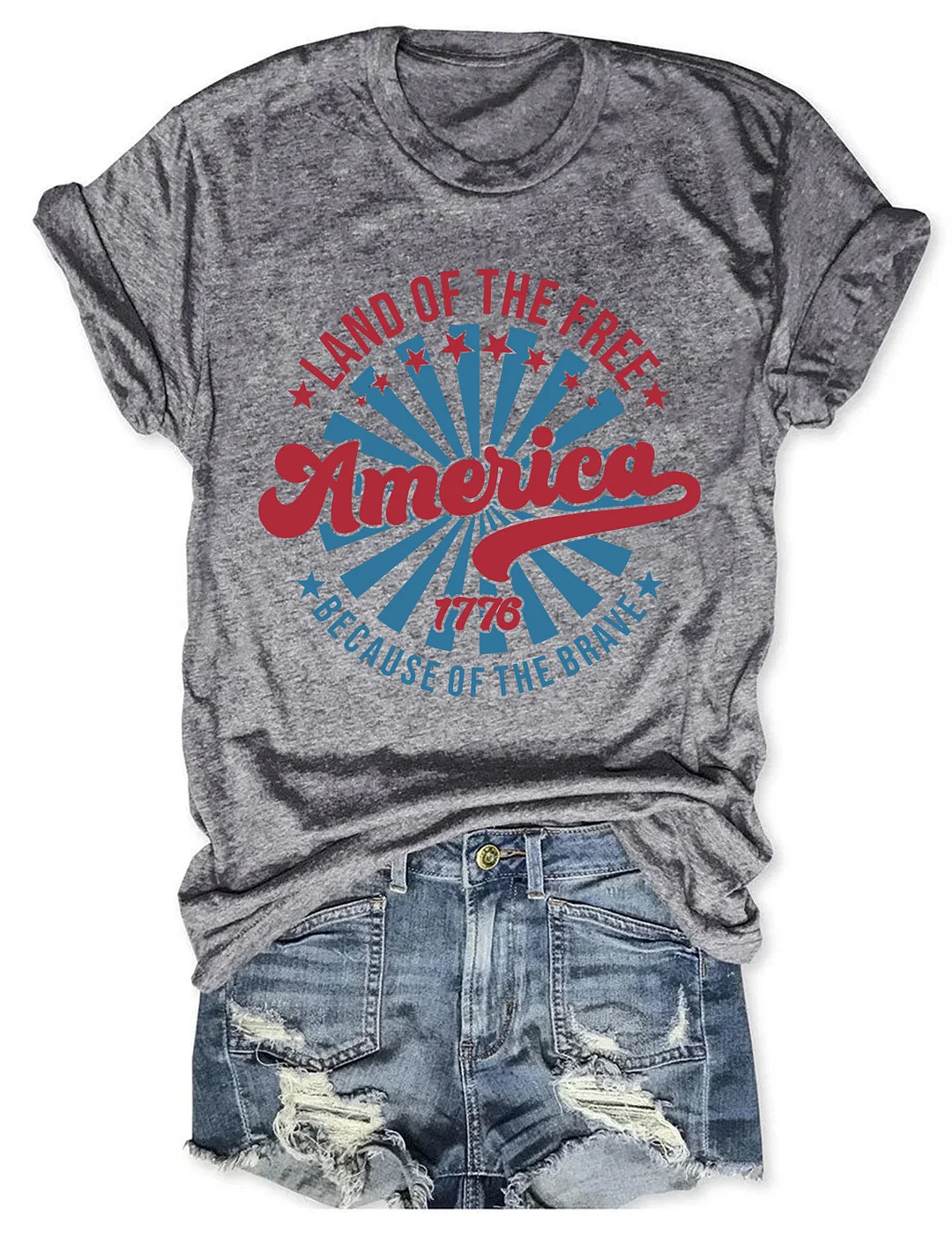 America Land Of The Free Because Of The Brave T-shirt