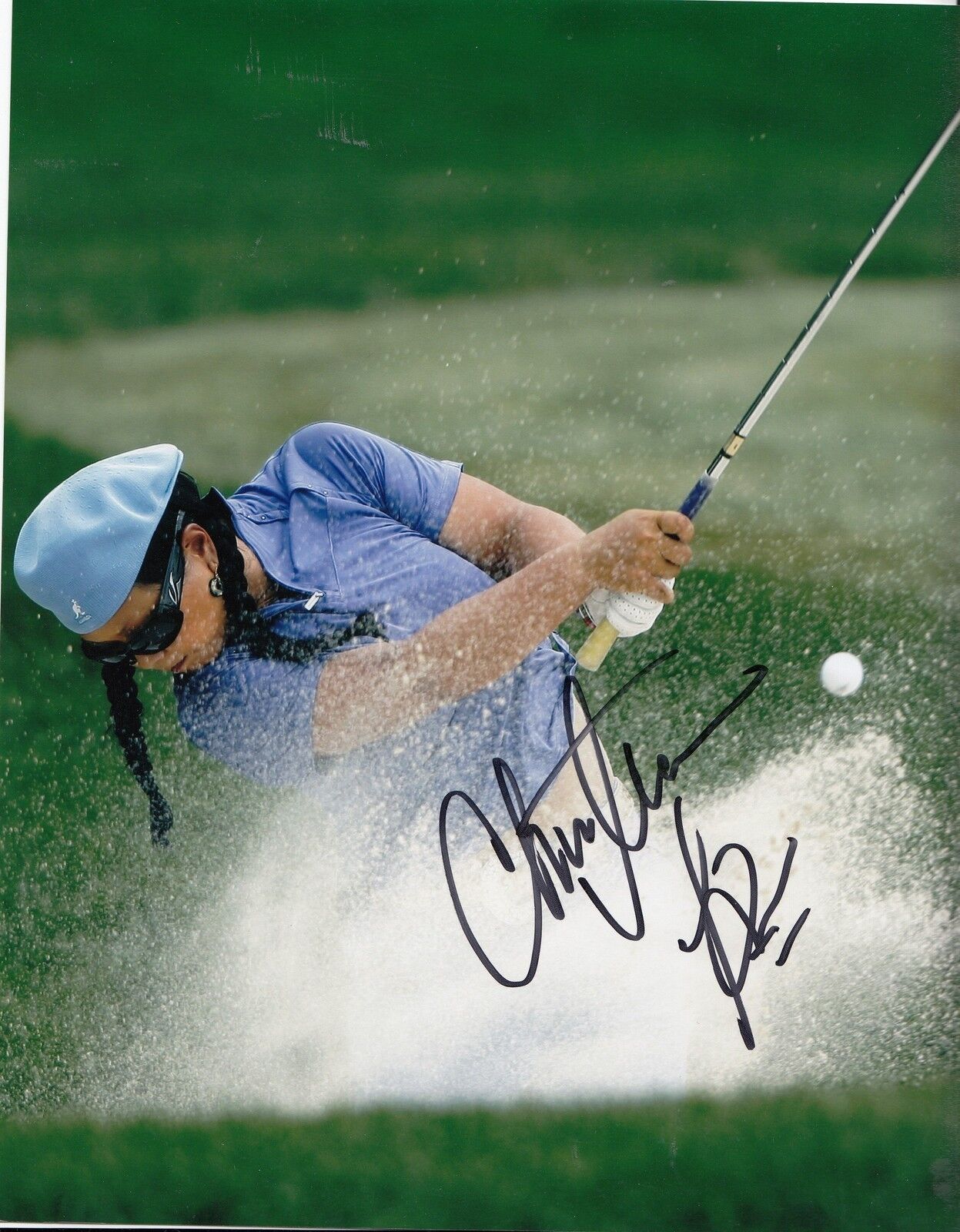 CHRISTINA KIM signed *LPGA* WOMENS GOLF 8X10 Photo Poster painting W/COA *SOLHEIM CUP*