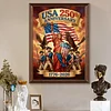 Diamond Painting -5D Full Round Drill 250th Anniversary of USA