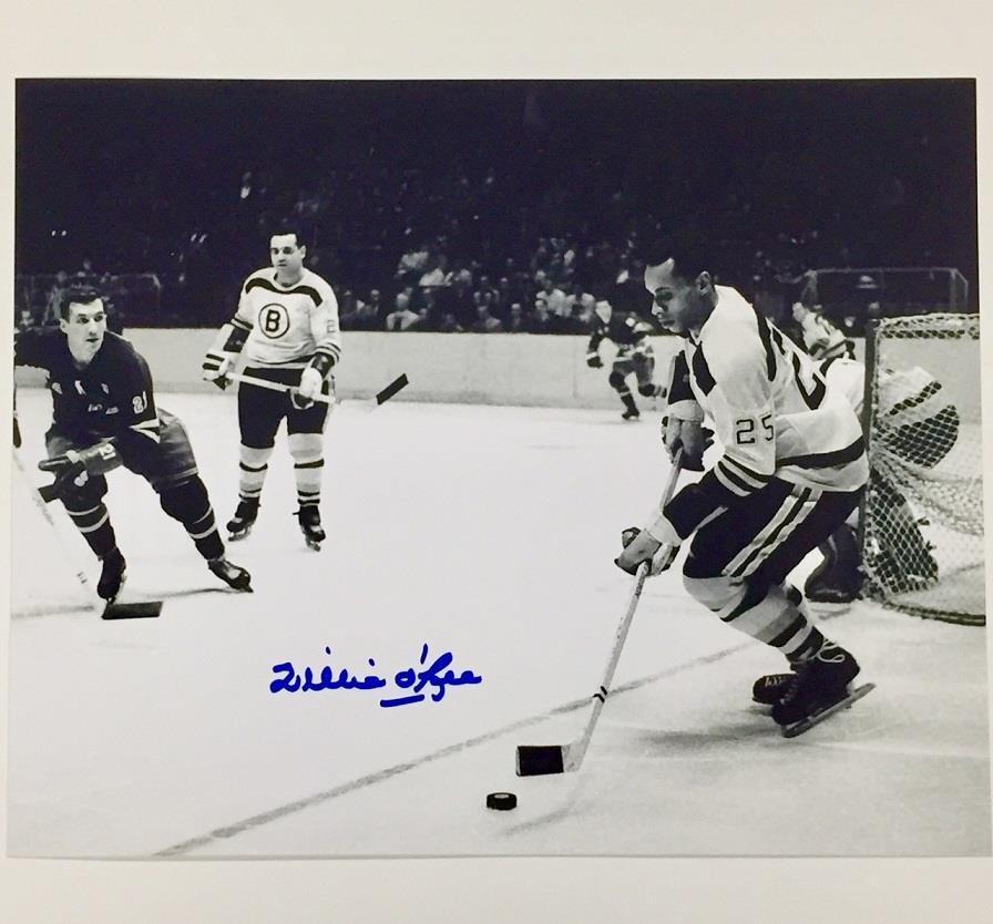 WILLIE O'REE Autograph BOSTON BRUINS Signed 8x10 Photo Poster painting w/ OC COA + Hologram