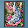 5D DIY Full Round Drill Diamond Painting Peacock Kit Home Decoration Art(E2717)
