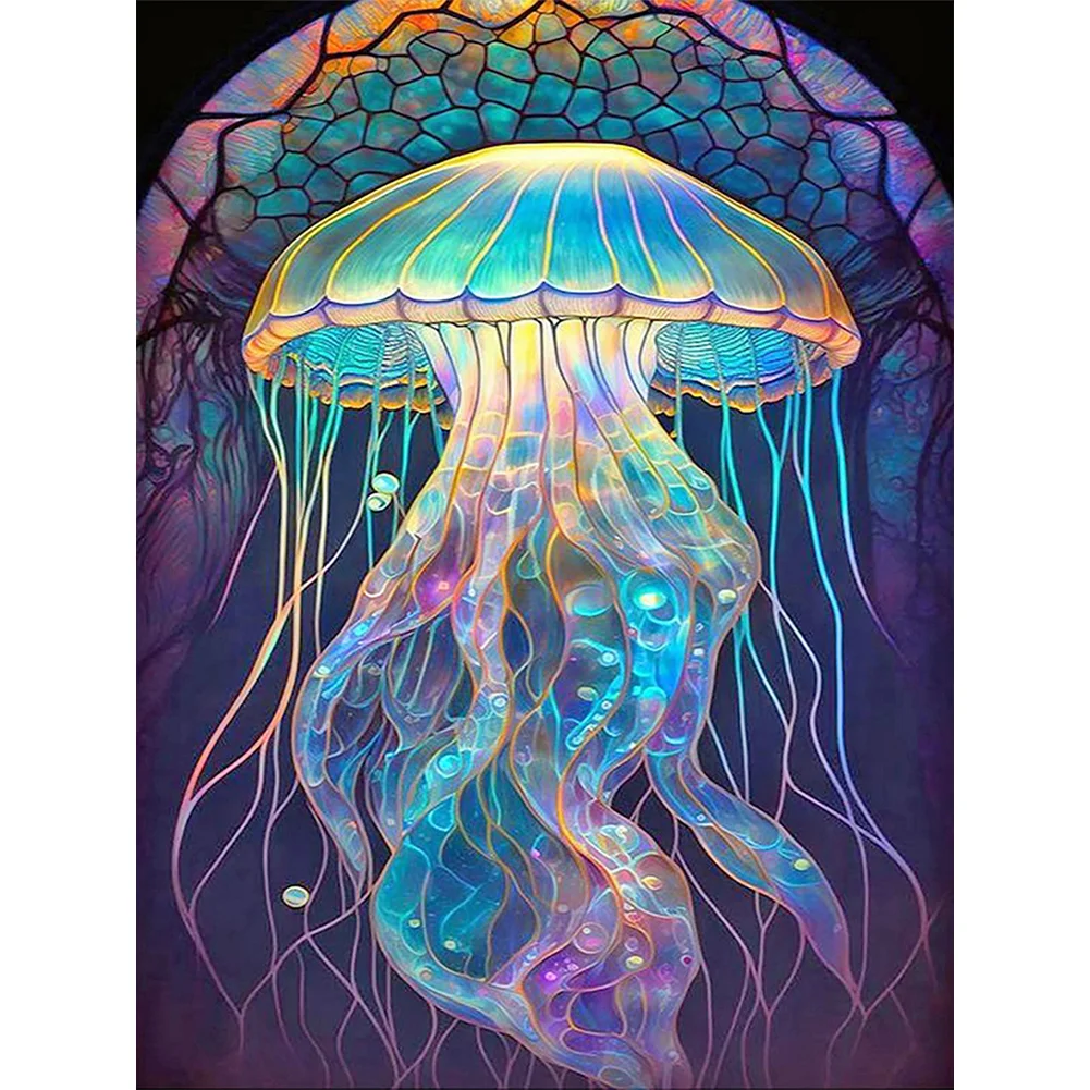 4pcs Diamond Painting - Full Round Drill - Aquatic Creatures(Canvas|30*40cm)